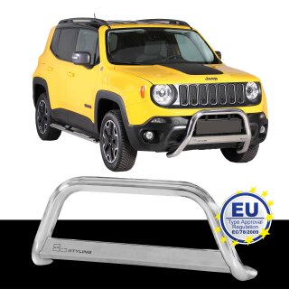 Frontbügel EDELSTAHL passend für JEEP RENEGADE TRAILHAWK ab 2014 Chrome