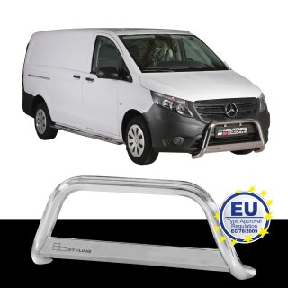 Frontbügel EDELSTAHL passend für MERCEDES VITO ab 2015 Chrome