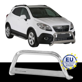 Frontbügel EDELSTAHL passend für OPEL MOKKA 2012 bis 2016 Chrome