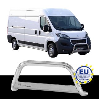 Frontbügel EDELSTAHL passend für PEUGEOT BOXER ab 2014 Chrome