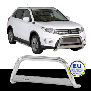 Frontbügel EDELSTAHL passend für SUZUKI VITARA 2015 bis 2018 Chrome