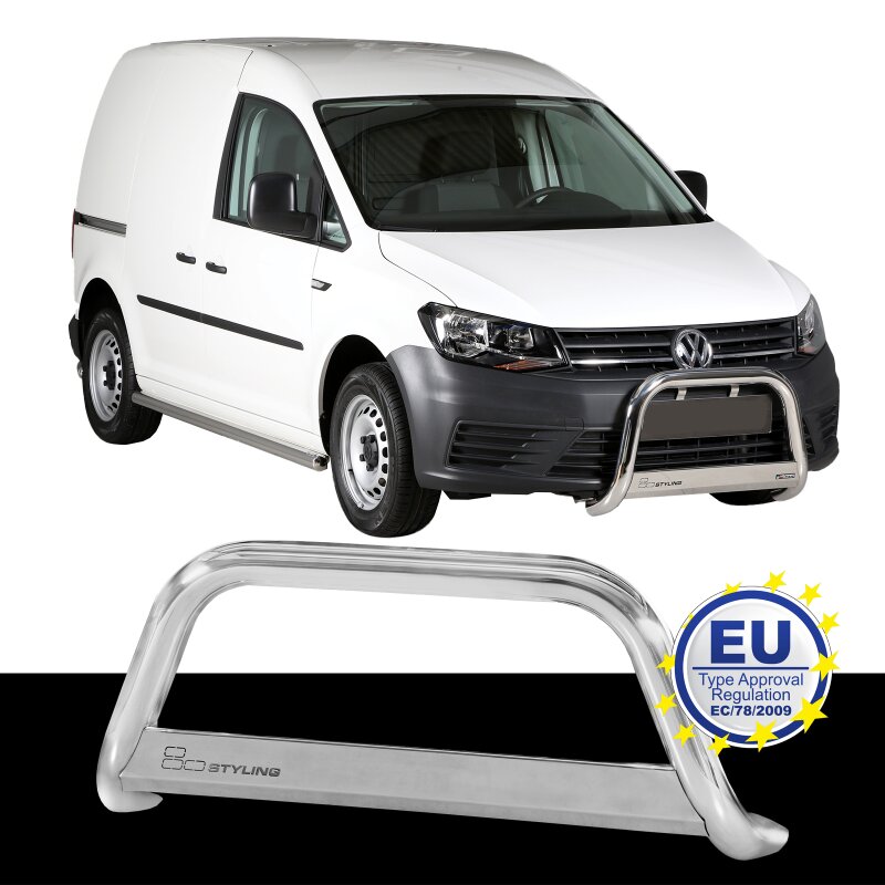 CHROMEMASTER Einstiegsleisten Edelstahl Selbstklebend Für VW Caddy 2003-2020 - 4tlg Set