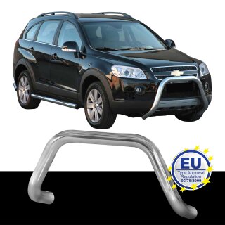 Frontbügel EDELSTAHL passend für CHEVROLET CAPTIVA 2006 bis 2010 Ø76mm