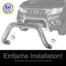 Frontb&uuml;gel EDELSTAHL passend f&uuml;r CHEVROLET CAPTIVA 2006 bis 2010 &Oslash;76mm