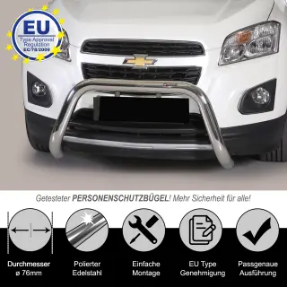 Frontbügel EDELSTAHL passend für CHEVROLET TRAX...