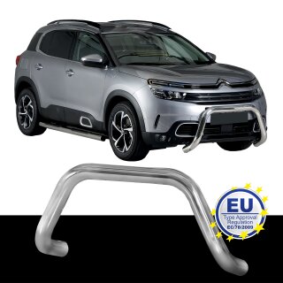 Frontbügel EDELSTAHL passend für CITROEN C5 AIRCROSS ab 2019 Ø76mm