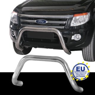 Frontbügel EDELSTAHL passend für FORD RANGER ab 2012 Ø76mm