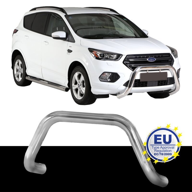 Frontbügel EDELSTAHL passend für FORD KUGA ab 2017 Chrome Frontbügel