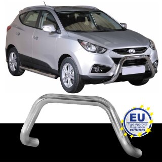 Frontbügel EDELSTAHL passend für HYUNDAI IX 35 ab 2011 Ø76mm