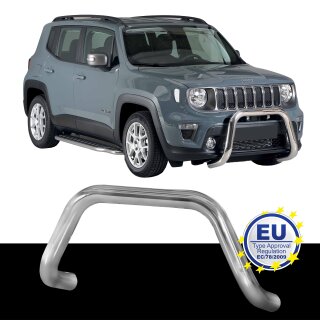 Frontbügel EDELSTAHL passend für JEEP RENEGADE ab 2018 Ø76mm