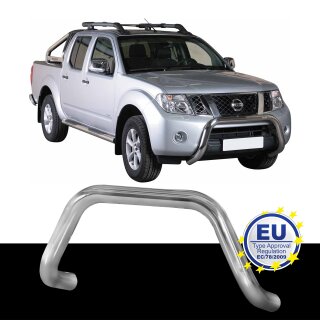 Frontbügel EDELSTAHL passend für NISSAN NAVARA DOUBLE CAB 2010-2016 Ø76mm