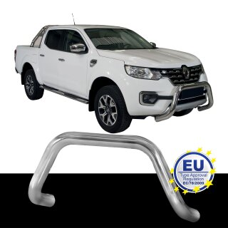 Frontbügel EDELSTAHL passend für RENAULT ALASKAN DOUBLE CAB ab 2018 Ø76mm