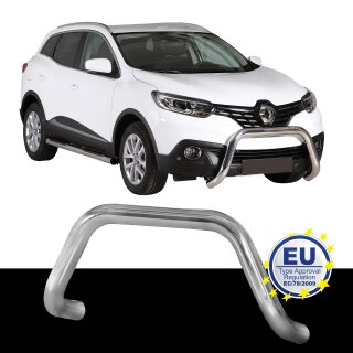 Frontbügel EDELSTAHL passend für RENAULT KADJAR ab 2015 Ø76mm