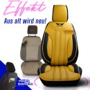 Sitzbez&uuml;ge passend f&uuml;r Fiat Fiorino (Sonnengelb) Komplett