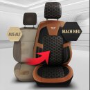 Auto Sitzbezüge für Fiat Ulysse in Schwarz Braun