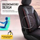 Sitzbez&uuml;ge passend f&uuml;r Fiat Fiorino (Ruby-Schwarz) Komplett