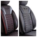 Sitzbez&uuml;ge passend f&uuml;r Kia Sportage (Ruby-Schwarz) Komplett
