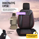 Sitzbez&uuml;ge passend f&uuml;r f&uuml;r Opel Mokka X (Ruby-Schwarz)