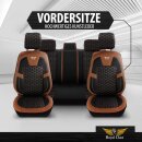 Sitzbez&uuml;ge passend f&uuml;r f&uuml;r Volvo V40 (Schwarz-Braun)