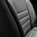 Sitzbez&uuml;ge passend f&uuml;r f&uuml;r Jaguar X-Type (Schwarz-Wei&szlig;)