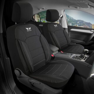 Sitzbezüge passend für für Toyota Auris (Schwarz-Weiß)
