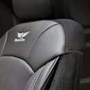Sitzbez&uuml;ge passend f&uuml;r f&uuml;r Toyota Verso-S (Schwarz-Wei&szlig;)