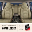 Sitzbezüge passend für Aguti Sitze Wohnmobil (Beige) Pilot 3.3