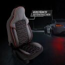 Sitzbez&uuml;ge passend f&uuml;r f&uuml;r Jaguar XF (Schwarz-Rot Class)
