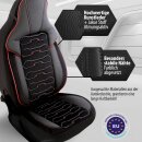 Sitzbez&uuml;ge passend f&uuml;r f&uuml;r Seat Exeo (Schwarz-Rot Class)