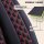 Sitzbezüge (Pilot) passend für Iveco Iveco Daily (Schwarz-Rot) 3.2 Komplett