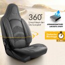 Sitzbez&uuml;ge (Pilot) passend f&uuml;r Toyota Avensis (Grau) 3.4 Komplett