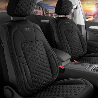 Sitzbezüge passend für für Toyota Auris (Schwarz)