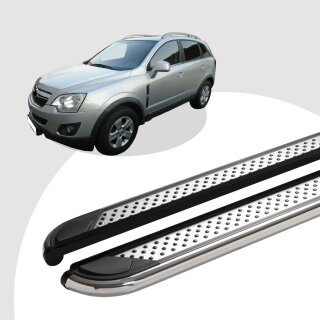 Trittbretter passend für Opel Antara ab 2006-2015 (Model: MYDO, Farbe: Chrom)