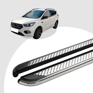 Trittbretter passend für Ford Kuga ST MYDO ab 2017+ (Model: MYDO, Farbe: Chrom) mit ABE