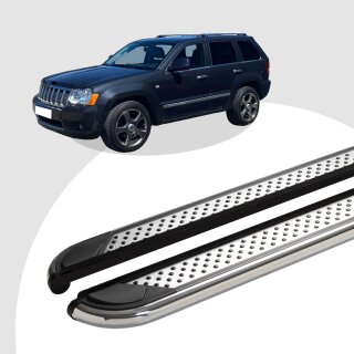 Trittbretter passend für Jeep Grand Cherokee ab 10/2004-10/2011 (Model: MYDO, Farbe: Chrom)