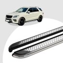 Trittbretter passend f&uuml;r Mercedes ML W166 ab 06/2011-02/2015 (Model: MYDO, Farbe: Chrom) ABE