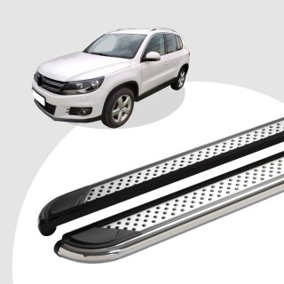 Trittbretter passend für VW Tiguan ab 09/2007-12/2016 (Model: MYDO, Farbe: Chrom) mit ABE