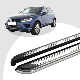 Trittbretter passend für VW Touareg ab 2010 bis 2018 (Model: MYDO, Farbe: Chrom)