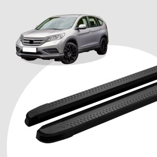 Trittbretter passend für Honda CR-V ab 06/2006-12/2012 (Model: MAJA, Farbe: Schwarz) mit ABE