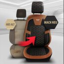 Sitzbez&uuml;ge passend f&uuml;r Opel Meriva (Schwarz-Braun) Komplett