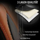 Sitzbez&uuml;ge passend f&uuml;r Opel Meriva (Schwarz-Braun) Komplett