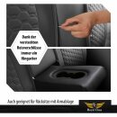 Sitzbez&uuml;ge passend f&uuml;r Volvo V90 (Schwarz-Braun) Komplett