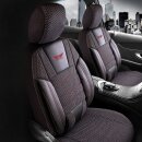 Sitzbezüge für Lexus IS (Rot-Schwarz)