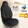 Sitzbezüge (Pilot) passend für Iveco Iveco Daily (Schwarz-Grau) 4.1