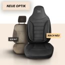 Sitzbez&uuml;ge (Pilot) passend f&uuml;r Land Range Rover (Schwarz-Grau) 4.1