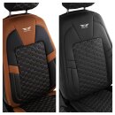 Sitzbez&uuml;ge passend f&uuml;r Volvo V90 (Schwarz) Komplett