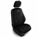 Sitzbez&uuml;ge passend f&uuml;r Volvo V90 (Schwarz) Komplett