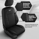 Sitzbez&uuml;ge passend f&uuml;r SsangYong Rexton (Schwarz) Komplett