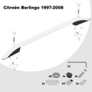 Dachreling passend f&uuml;r Citroen Berlingo Baujahr 1997-2007 (Aluminium) mit ABE