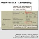 Dachreling passend f&uuml;r Opel Combo L2 lang (LWB) Baujahr 2012-2018 (Schwarz) mit ABE